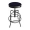 Holland Bar Stool Co Adjustable Stool, Clear Coat Finish, Canter Twilight Seat 910CL002 - alternate 1